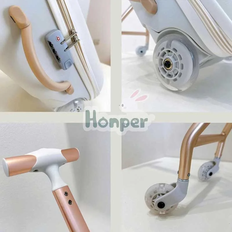 Vali du lịch cho bé kiêm xe đẩy ngồi Honper HP806-2