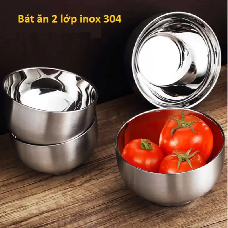 Bát ăn dặm cho bé inox 2 lớp cách nhiệt-3