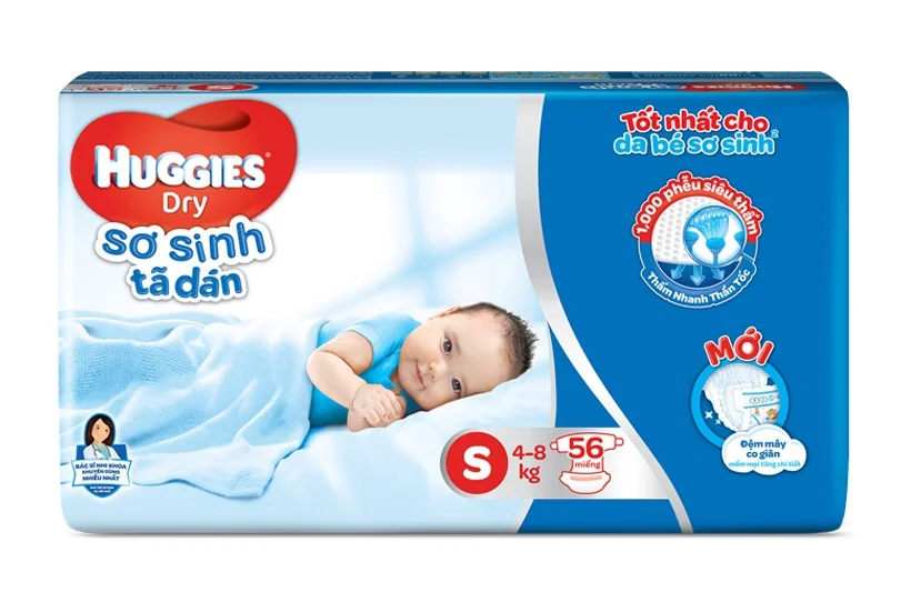 Tã dán Huggies size S