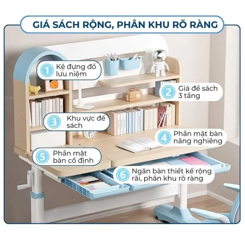 Bộ bàn ghế học sinh Sakawin S110 G05 Plus-4