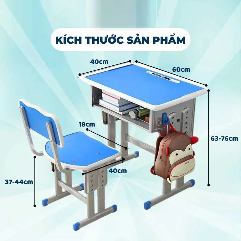 Bộ bàn ghế học sinh Sakawin S60-5