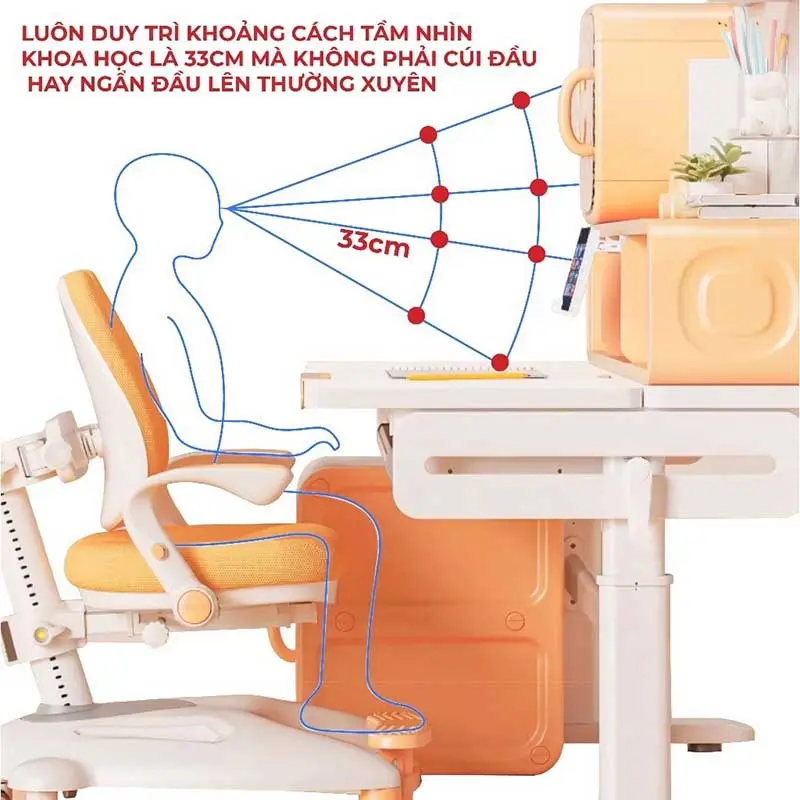 Bộ bàn ghế học sinh Sakawin SO01 GO01-2
