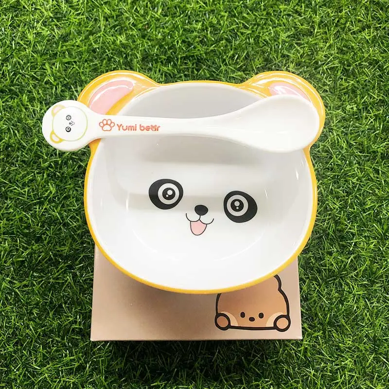 Bộ bát ăn dặm cho bé Yumi Bear-2