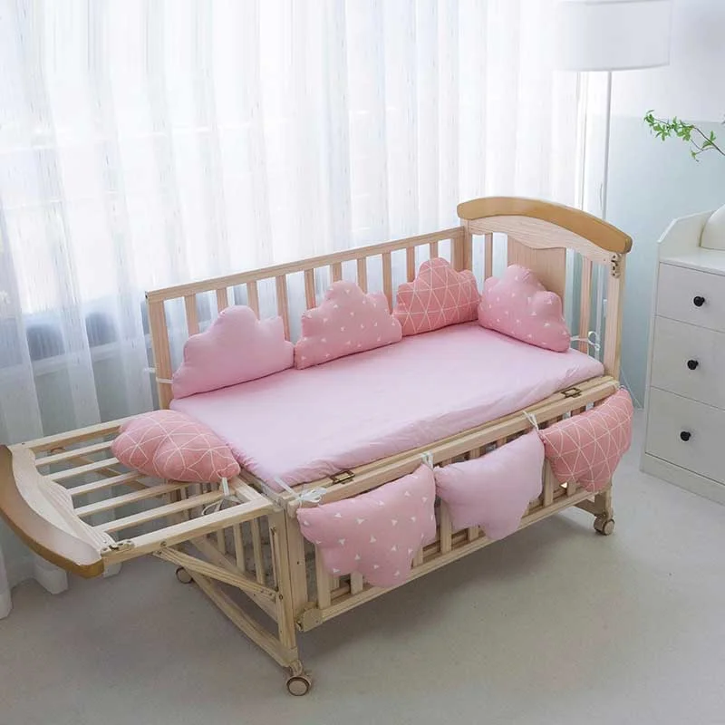 Bộ quây cũi vải cho bé Umoo UM-08208 cao cấp-1