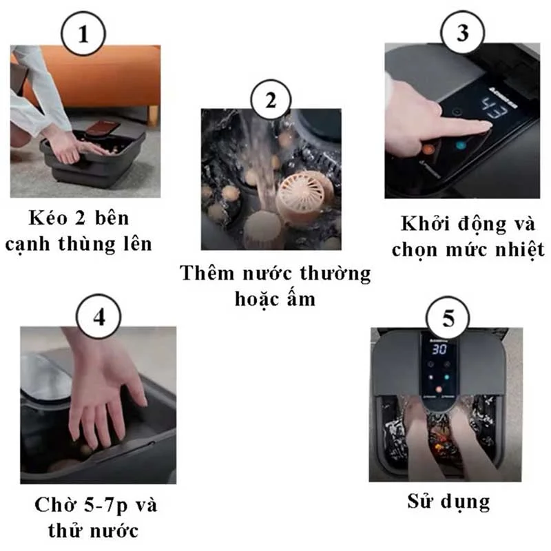 Bồn ngâm chân massage Osaky Sport-4