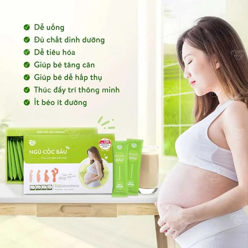 Bột ngũ cốc bầu Mămmy 400gr-1