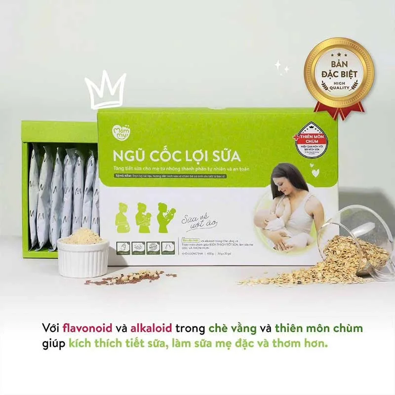 Bột ngũ cốc lợi sữa sau sinh Mămmy 400gr-1