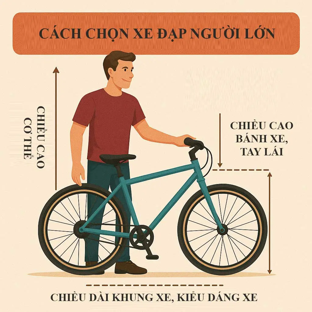 Cách chọn xe đạp người lớn-1