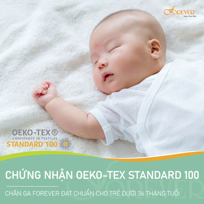 Chăn trẻ em đạt tiêu chuẩn an toàn OEKO-TEX