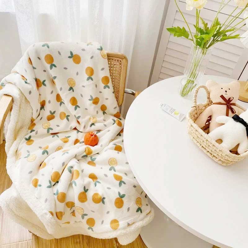 Chăn lông cừu cho bé Lima Peru 100*150 nhiều hình ngộ nghĩnh đáng yêu