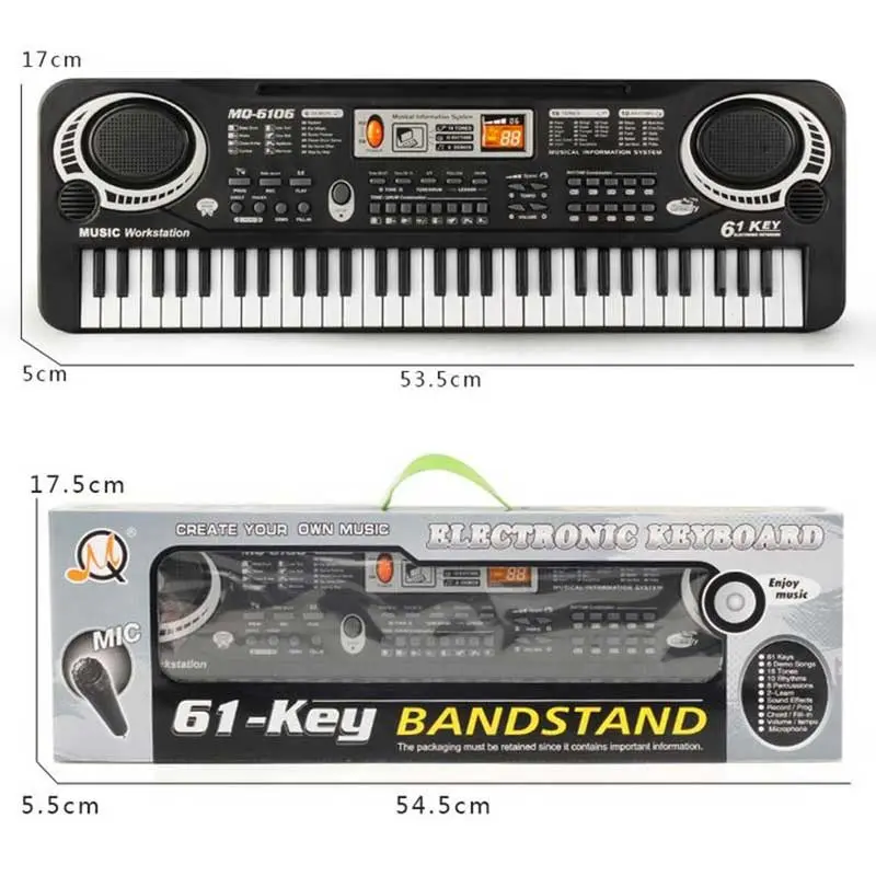 Đồ chơi đàn piano 61 phím Bands MB-20525-4