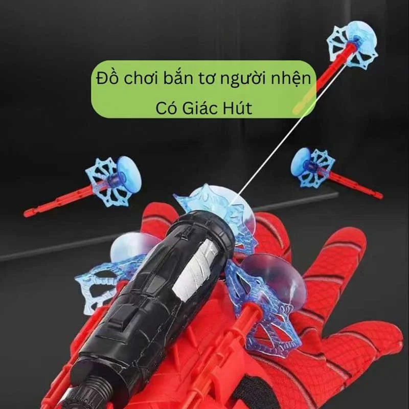 Đồ chơi găng tay siêu nhân nhện bắn tơ MB-31025-3