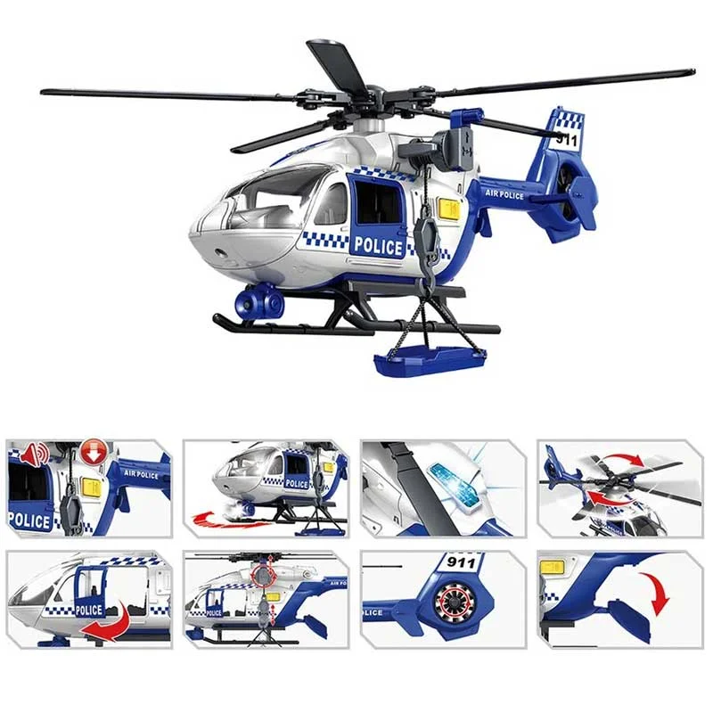 Đồ chơi máy bay trực thăng cảnh sát Toystar-2