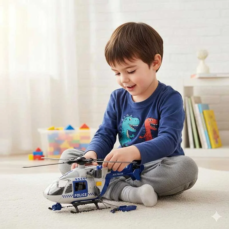 Đồ chơi máy bay trực thăng cảnh sát Toystar-3