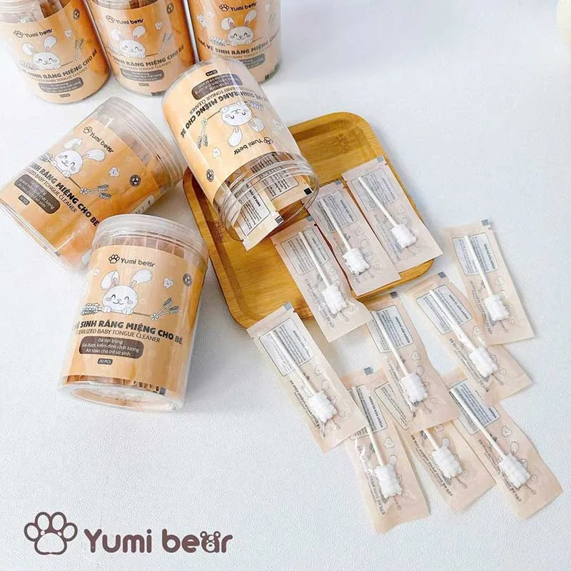 Gạc rơ lưỡi cho bé Yumi Bear YM08-1