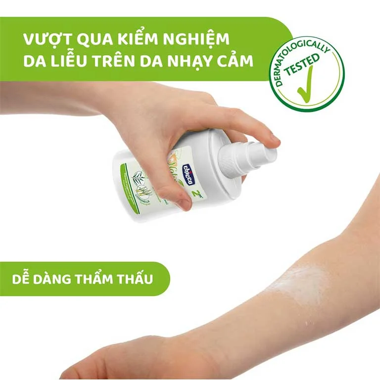 xịt chống muỗi chicco