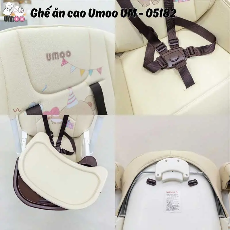 Ghế ăn dặm Umoo UM-05782 chân cao3