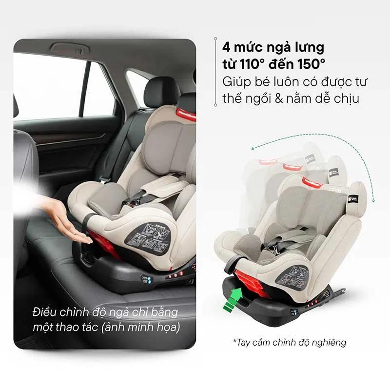 Ghế ngồi ô tô Zaracos Aroma 7196 ISOFIX-1