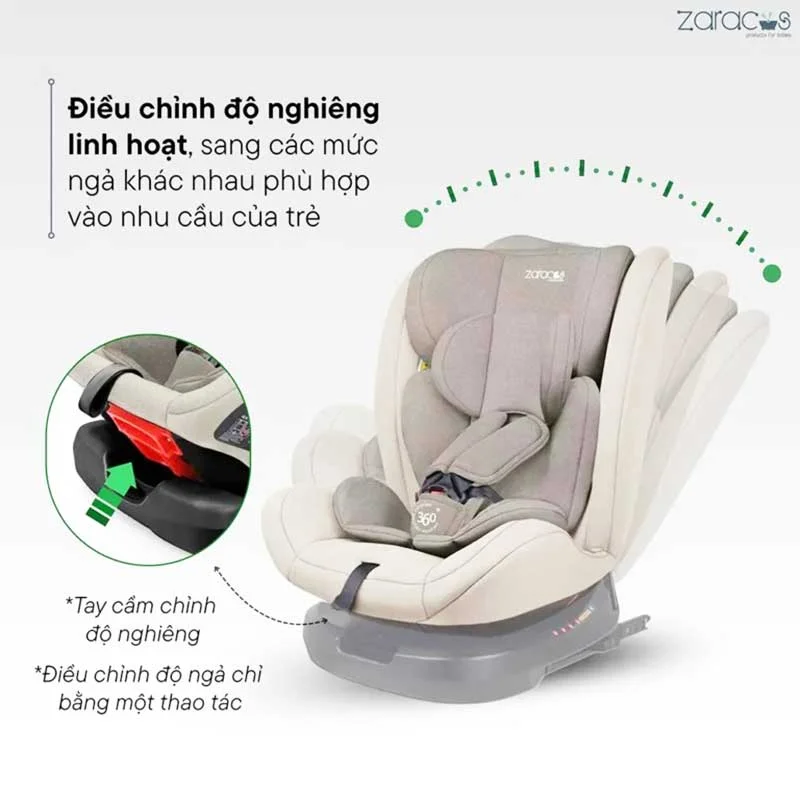 Ghế ngồi xe ô tô cho bé Zaracos Corvin 5406-5