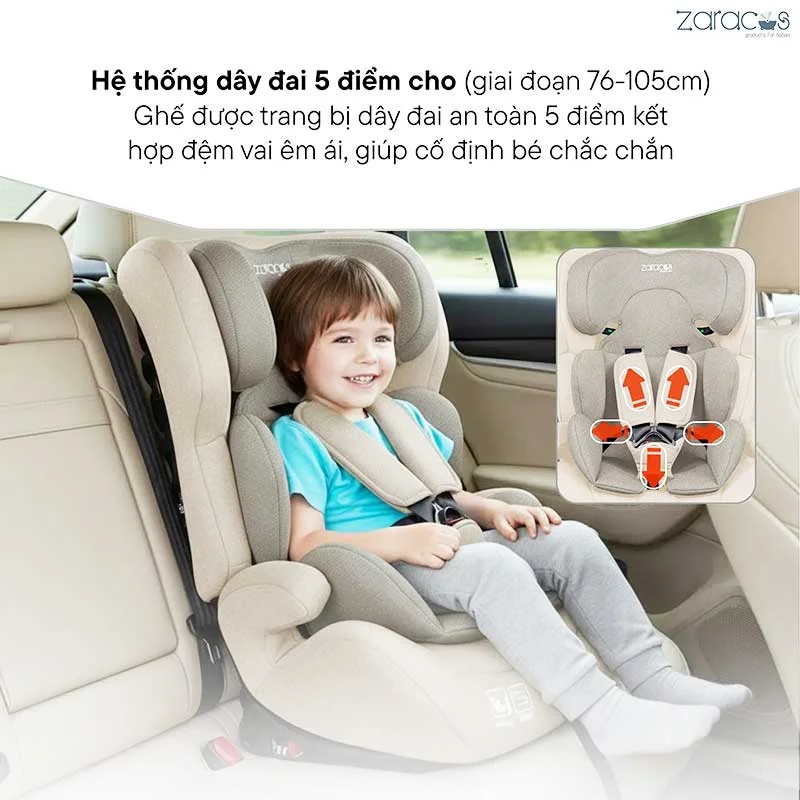 Ghế ô tô trẻ em Zaracos Tobias 7076-5