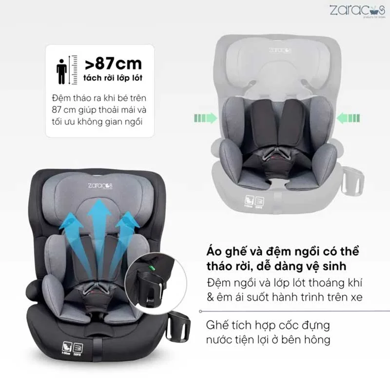 Ghế ô tô trẻ em Zaracos Tobias 7076-3