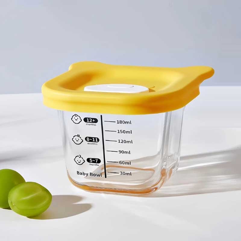 Hộp trữ đông thủy tinh Baby Bowl, hộp đựng thực phẩm ăn dặm cho bé