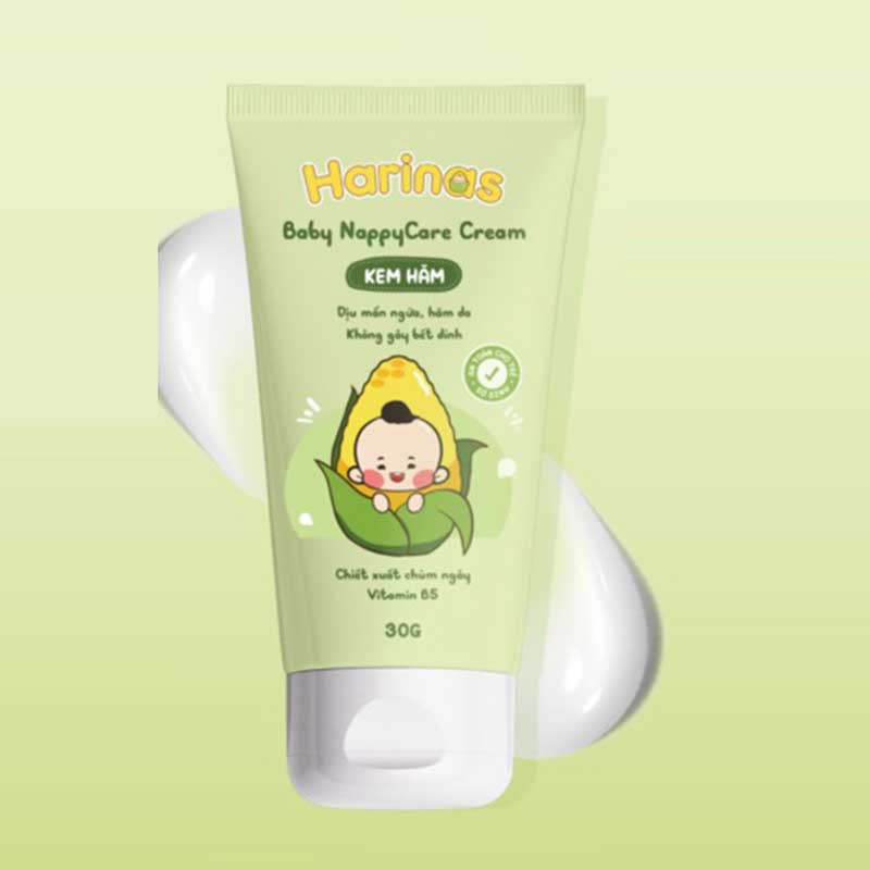 Kem hăm cho bé Harinas 30gr chiết xuất chùm ngây và vitamin B5