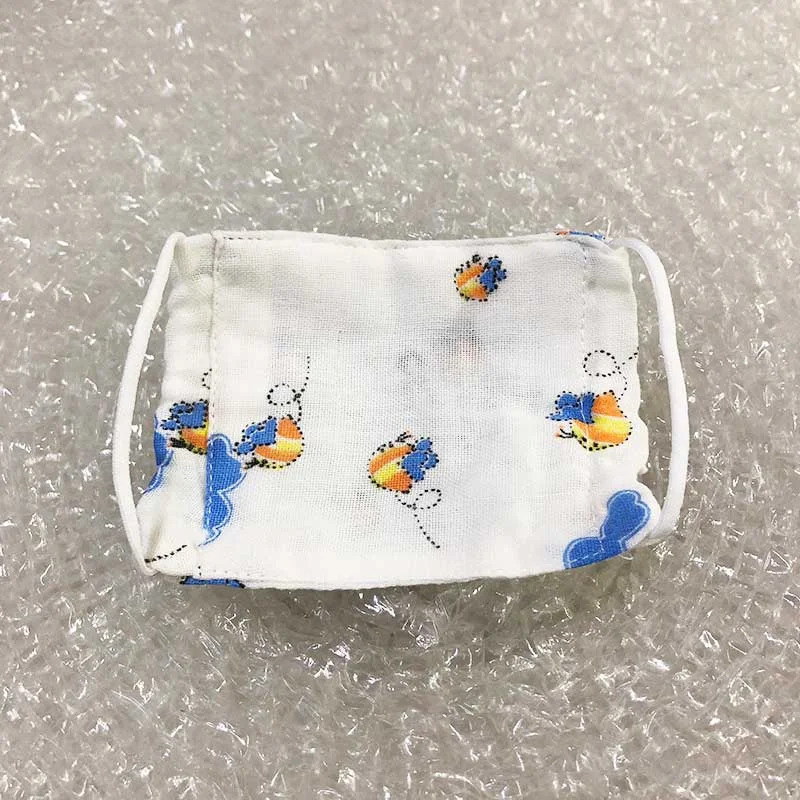 Khẩu trang em bé vải xô 4 lớp-1