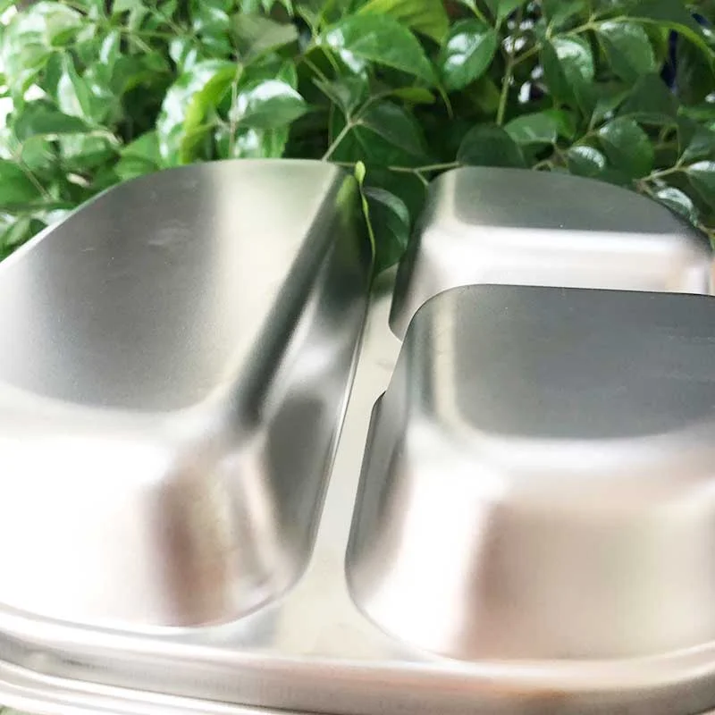 Khay ăn dặm cho bé inox 316 kèm thìa-3