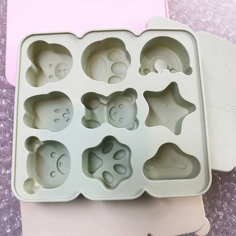 Khay trữ đông silicone Yumi Bear-1