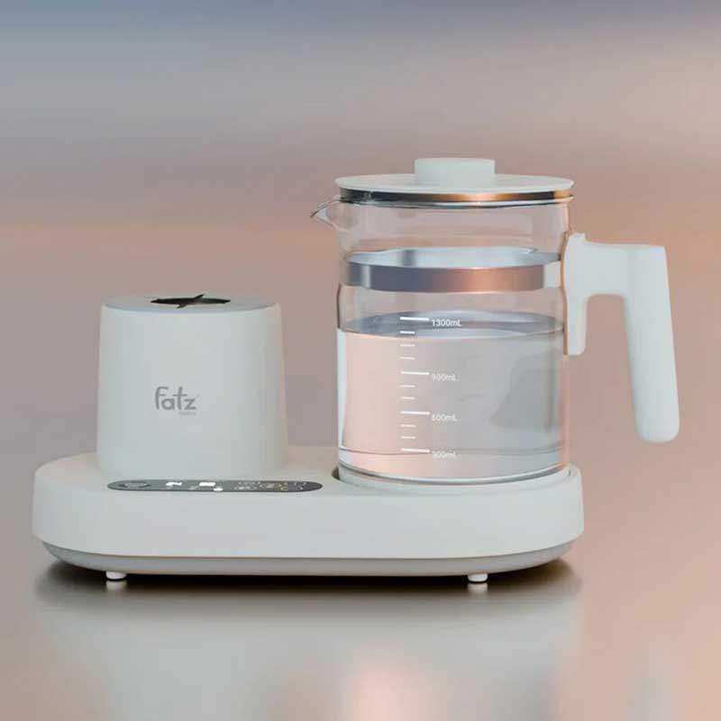Máy đun nước pha sữa Fatzbaby Multimax 13 FB9202KB; đun nước, giữ ấm, lắc sữa