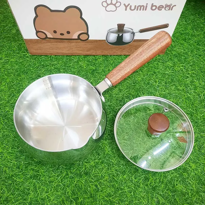 Nồi nấu bột cho bé Yumi Bear size 14cm-2