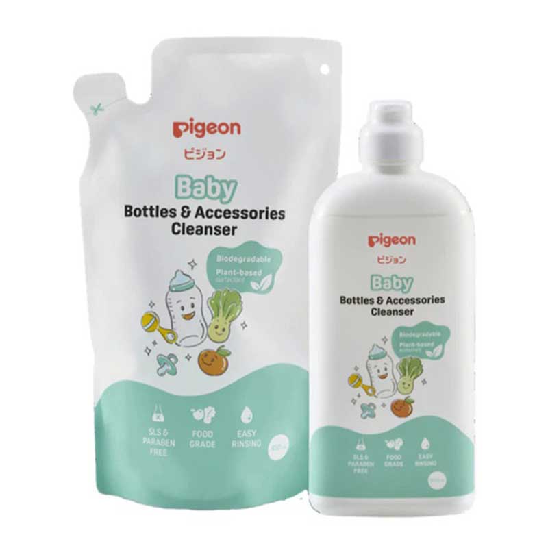 Nước rửa bình sữa Pigeon mẫu mới