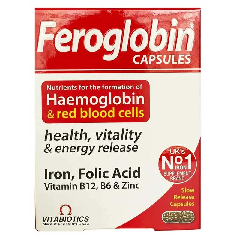 Sắt bầu Feroglobin B12 Vitabiotics của Anh