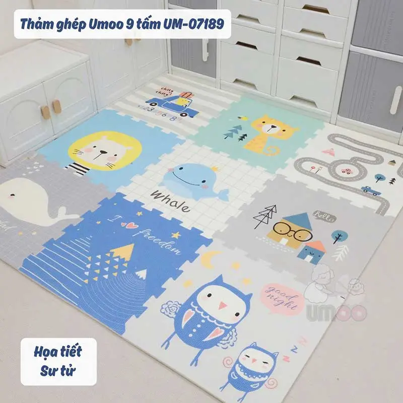 Thảm xốp trải sàn Umoo 60*60*1.5cm-5