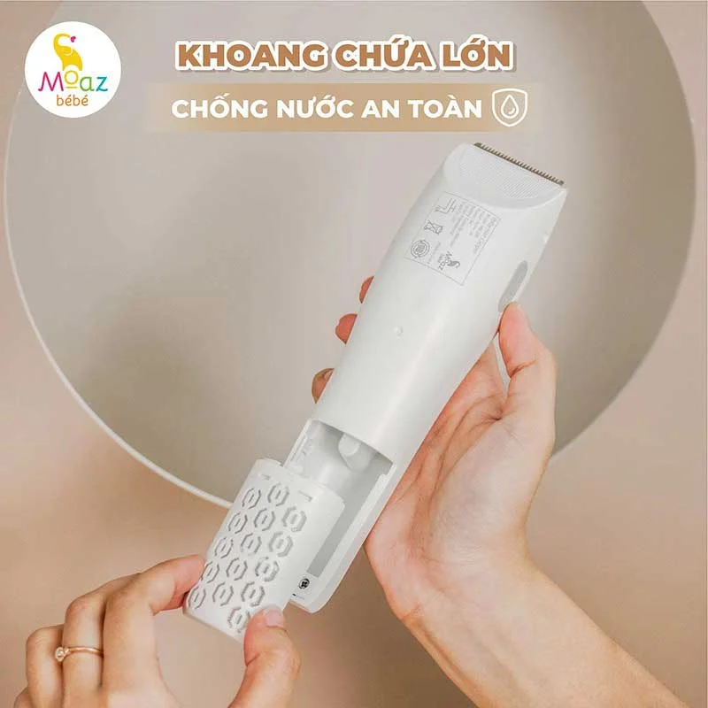 Tông đơ cắt tóc Moaz Bebe MB-100 thiết kế khoa học