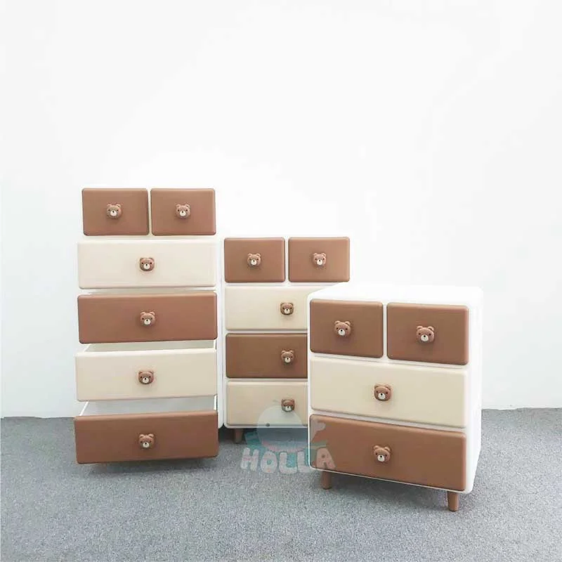 Tủ nhựa ngăn kéo Holla đa năng hình gấu thỏ-3