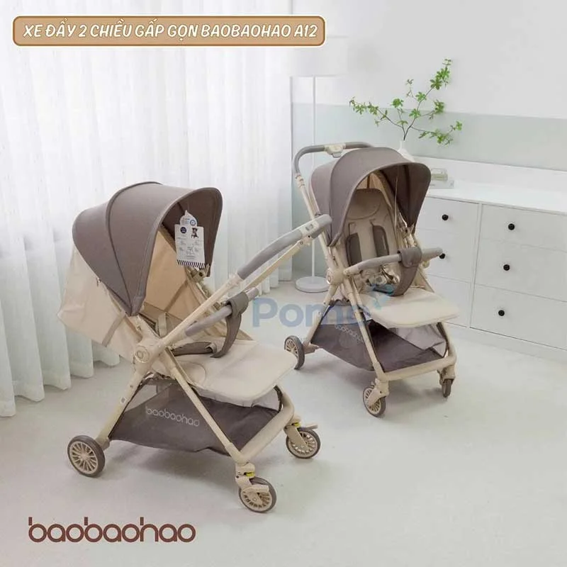 Xe đẩy Baobaohao A12 gấp gọn-1