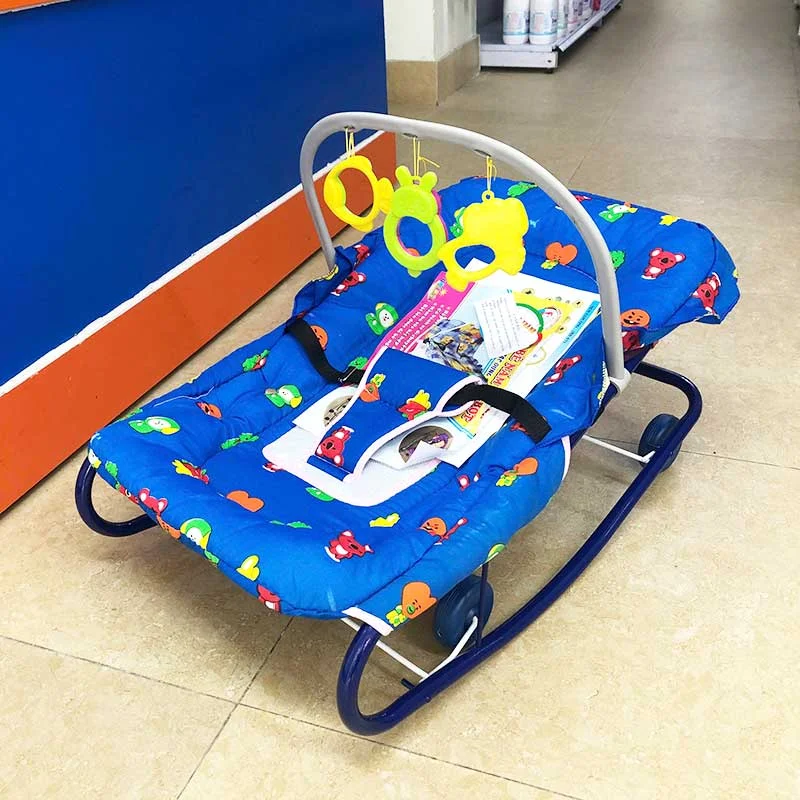 Xe nhún ăn bột L2, xe bập bênh cho bé nằm chơi-2