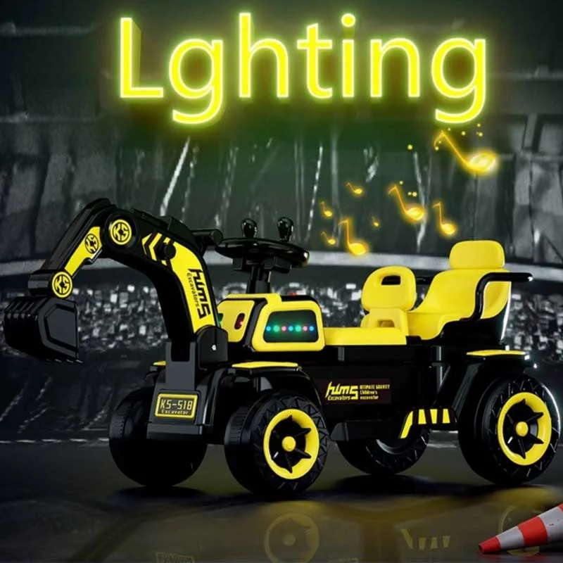 Xe ô tô điện máy múc trẻ em K5-518-1