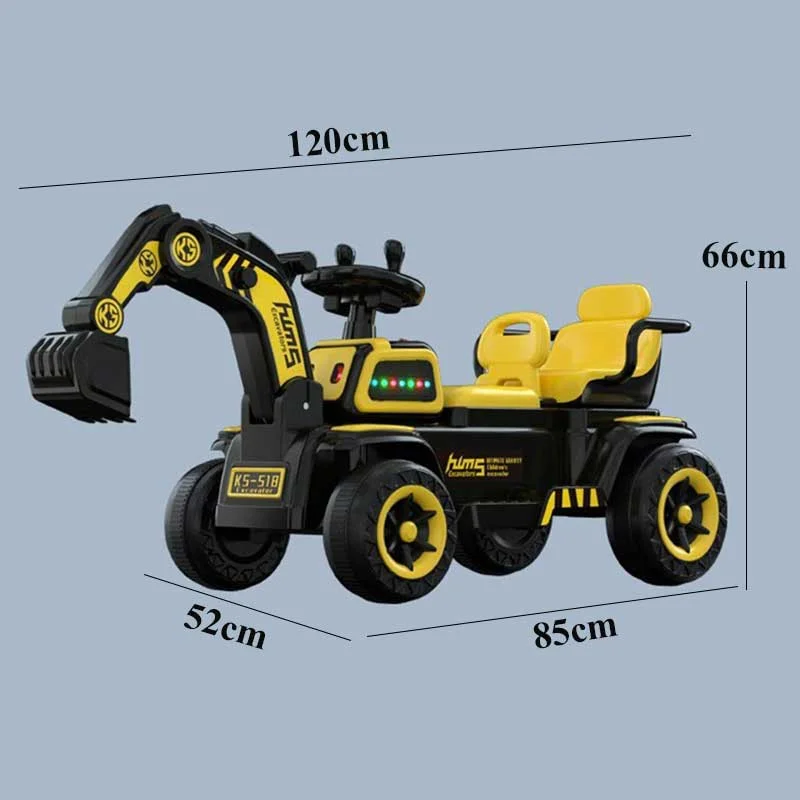 Xe ô tô điện máy múc trẻ em K5-518-4