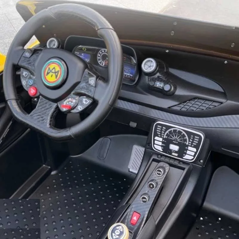 Xe ô tô điện trẻ em Ferrari YT-DPC F8 ghế da-3