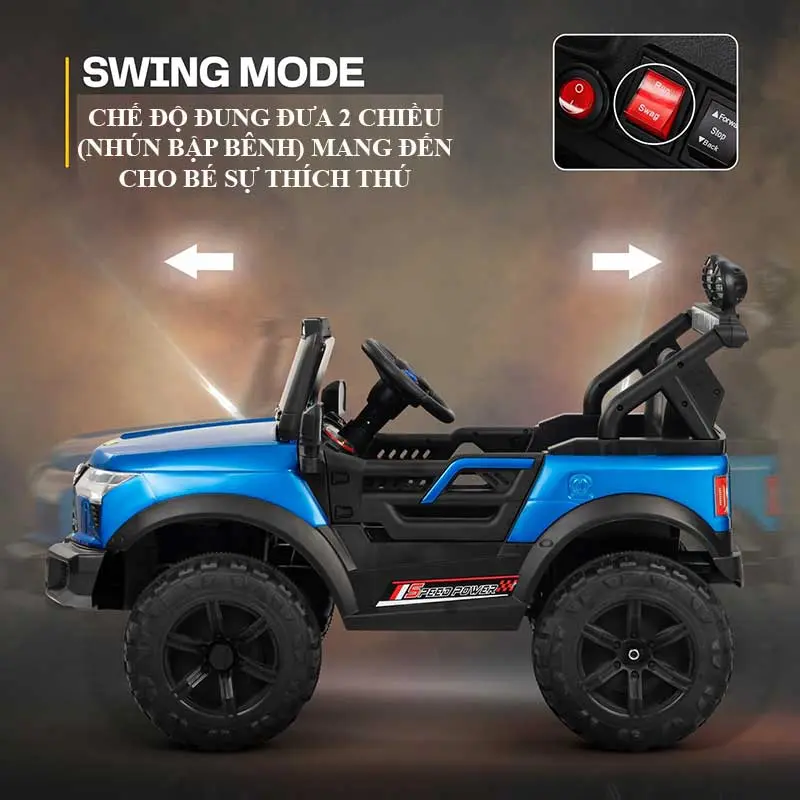 Xe ô tô điện trẻ em Jeep MB-580-4