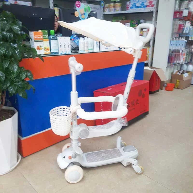 Xe trượt scooter kiêm xe đẩy-4