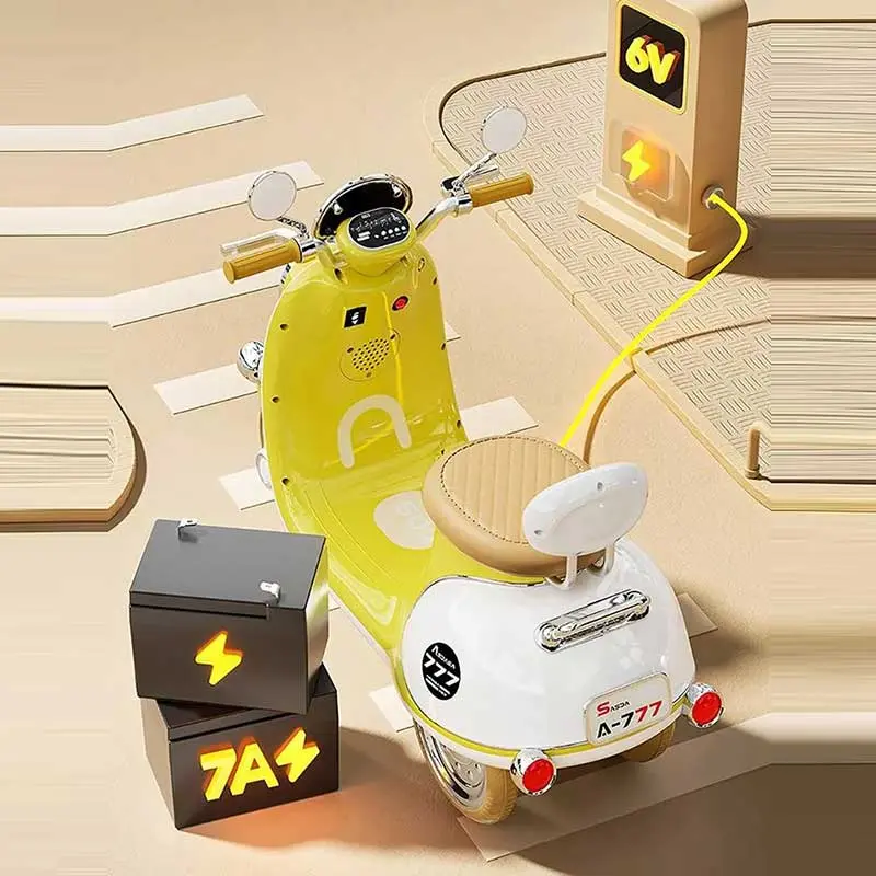 Xe vespa điện cho bé XW02-MB777-4