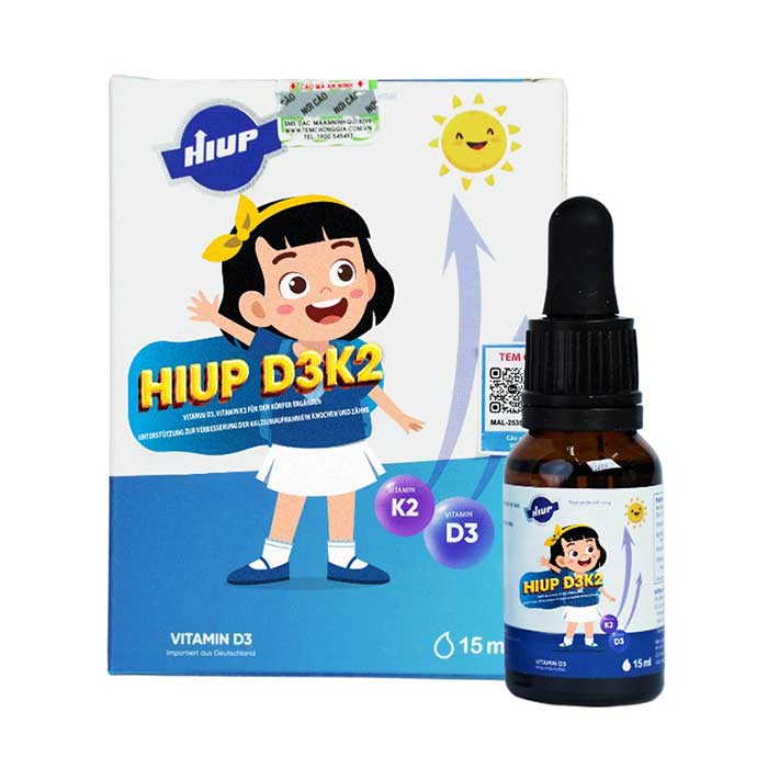 Vitamin D3 K2 Hiup chính hãng (15ml)